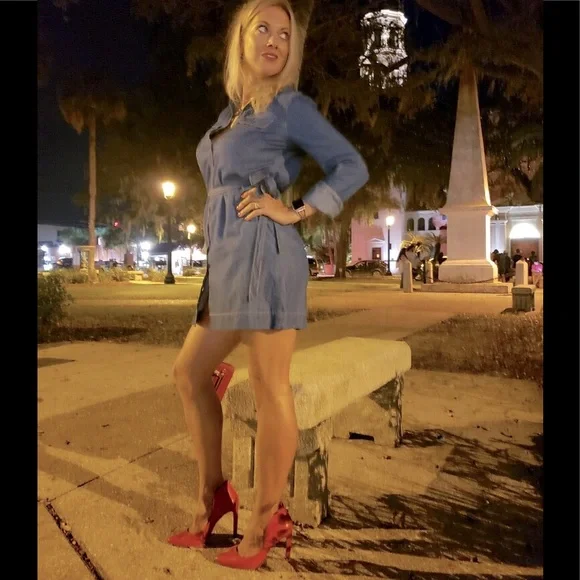 New Look Dresses New Look Denim Dress Poshmark